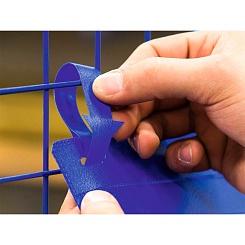 Карман вертикальный для маркировки Durable, с ремешком - застежкой, А4