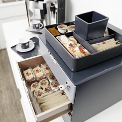 Бокс для применения в зонах чаепития Durable Coffee Point, 292 x 280 x 356 мм, пластик