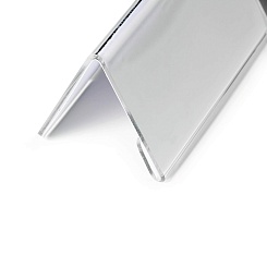 Табличка настольная L-образной формы Durable, 61 x 210 мм, акрил