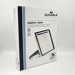 Перекидная система настольная А4 Durable Sherpa 5 Soho, 5 демопанелей