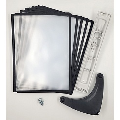 Перекидная система настольная А4 Durable Sherpa 5 Soho, 5 демопанелей